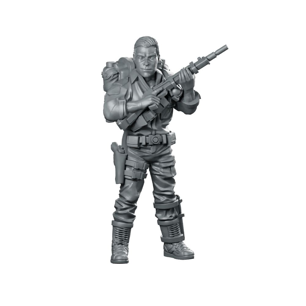Elite Covert Spec Ops First Sergeant Duke 2 Miniature 360 Spin 01