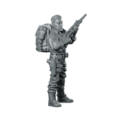 Elite Covert Spec Ops First Sergeant Duke 1 - Papsikels Miniatures - We Print Miniatures