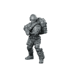 Elite Covert Spec Ops First Sergeant Duke 3 - Papsikels Miniatures - We Print Miniatures