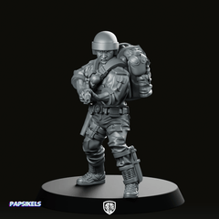 Elite Covert Spec Ops First Sergeant Duke 3 - Papsikels Miniatures - We Print Miniatures