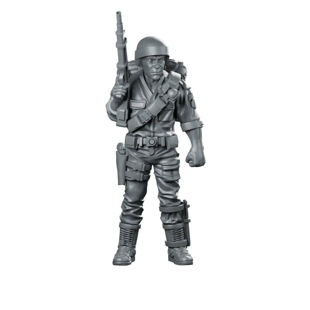 Elite Covert Spec Ops First Sergeant Duke 5 - Papsikels Miniatures - We Print Miniatures