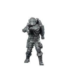 Elite Covert Spec Ops Steel Brigade 1 Miniature 360 Spin 01