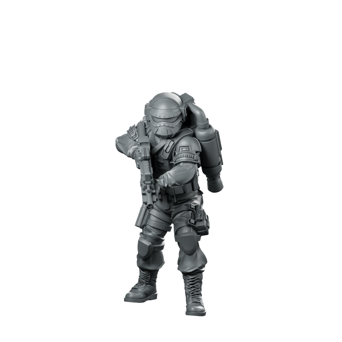 Elite Covert Spec Ops Steel Brigade 2 Miniature 360 Spin 01