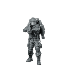 Elite Covert Spec Ops Steel Brigade 3 Miniature 360 Spin 01