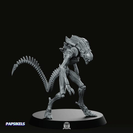 Elite Xeno Praetorian 2 Miniature - Papsikels Miniatures - We Print Miniatures