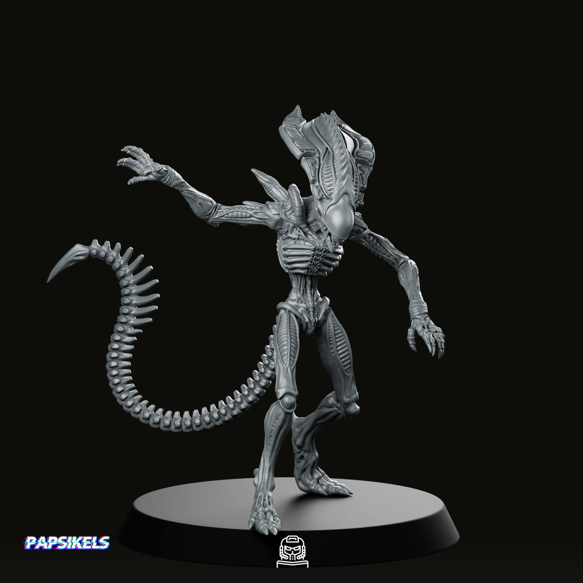 Elite Xeno Praetorian 6 Miniature - Papsikels Miniatures - We Print Miniatures