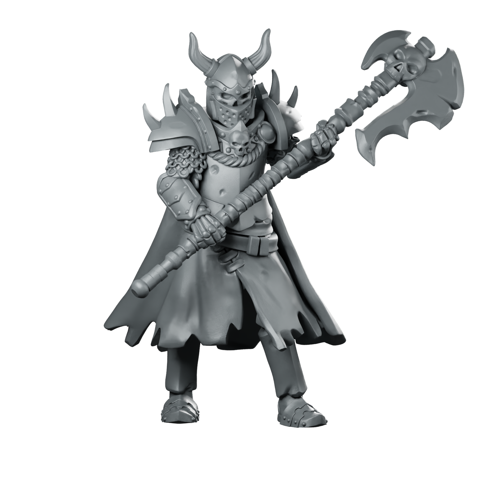 Elite 03 Miniature Horned Armoured Reaver Executioner Miniature 360 Spin 01