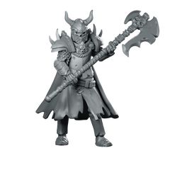 Elite 03 Miniature Horned Armoured Reaver Executioner Miniature 360 Spin 01