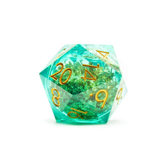 Elven Riches | 50mm D20 | Oversized Liquid Core - Tabletop Dominion - We Print Miniatures