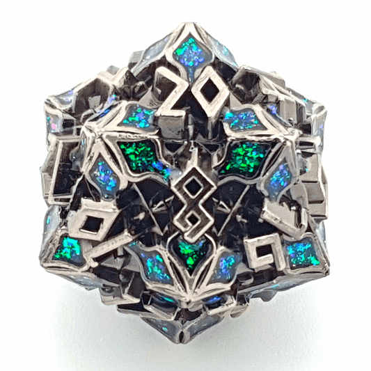 Emerald Glade | Solid Metal Dice | 7 Piece Set - Tabletop Dominion - We Print Miniatures