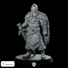 Esben Miniature Norse Warrior - RN Estudio - We Print Miniatures
