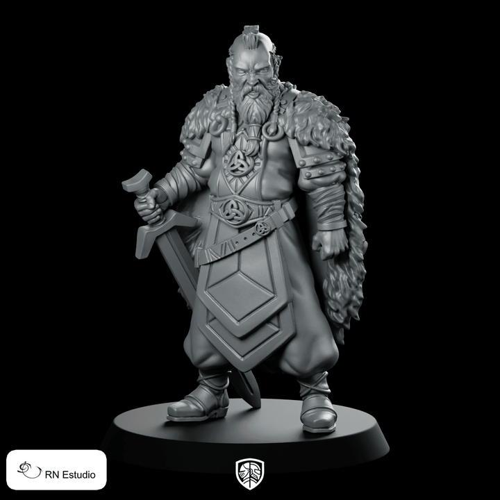 Esben Miniatura Guerriero Norreno