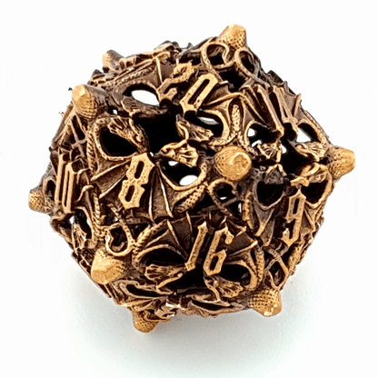 Eternal Wyrm | Hollow Metal Dice | 7 Piece Set - Tabletop Dominion - We Print Miniatures