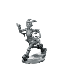 Evangeline Running Miniature Imp Girl Runner - CastNPlay - We Print Miniatures