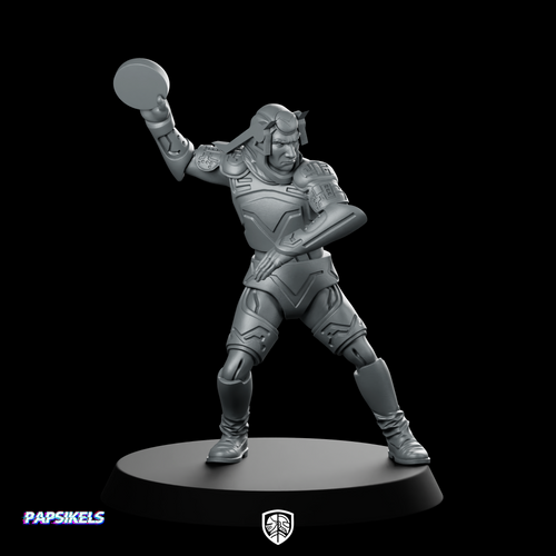 Evil Program Sark 2 Miniature Cyberpunk Disc-Agent