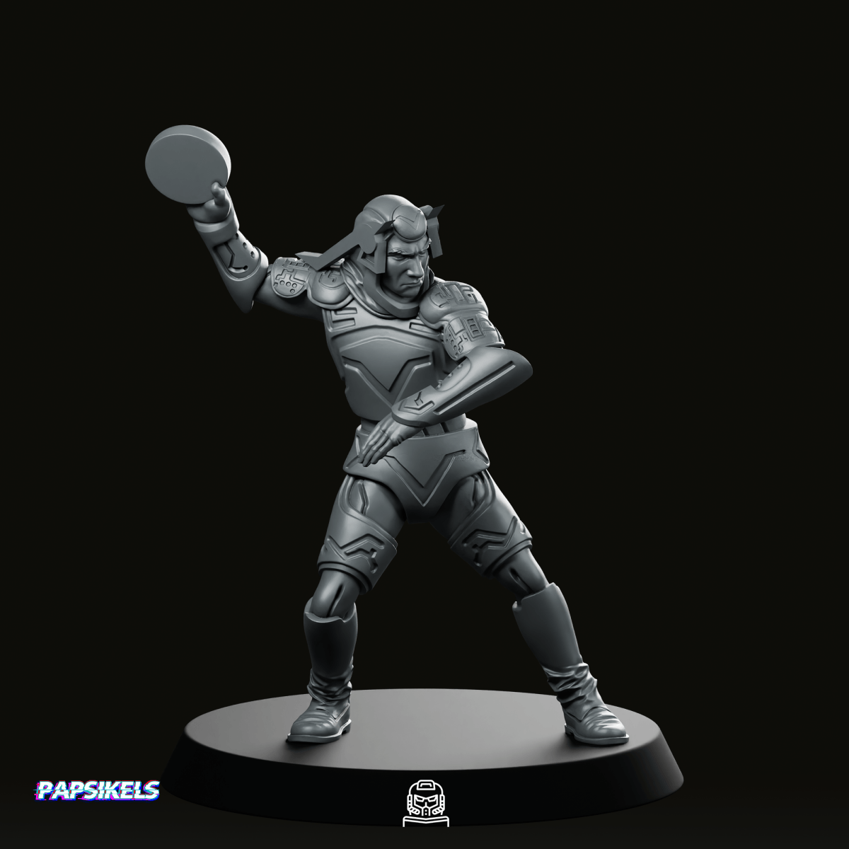 Evil Program Sark 2 Miniature - Papsikels Miniatures - We Print Miniatures
