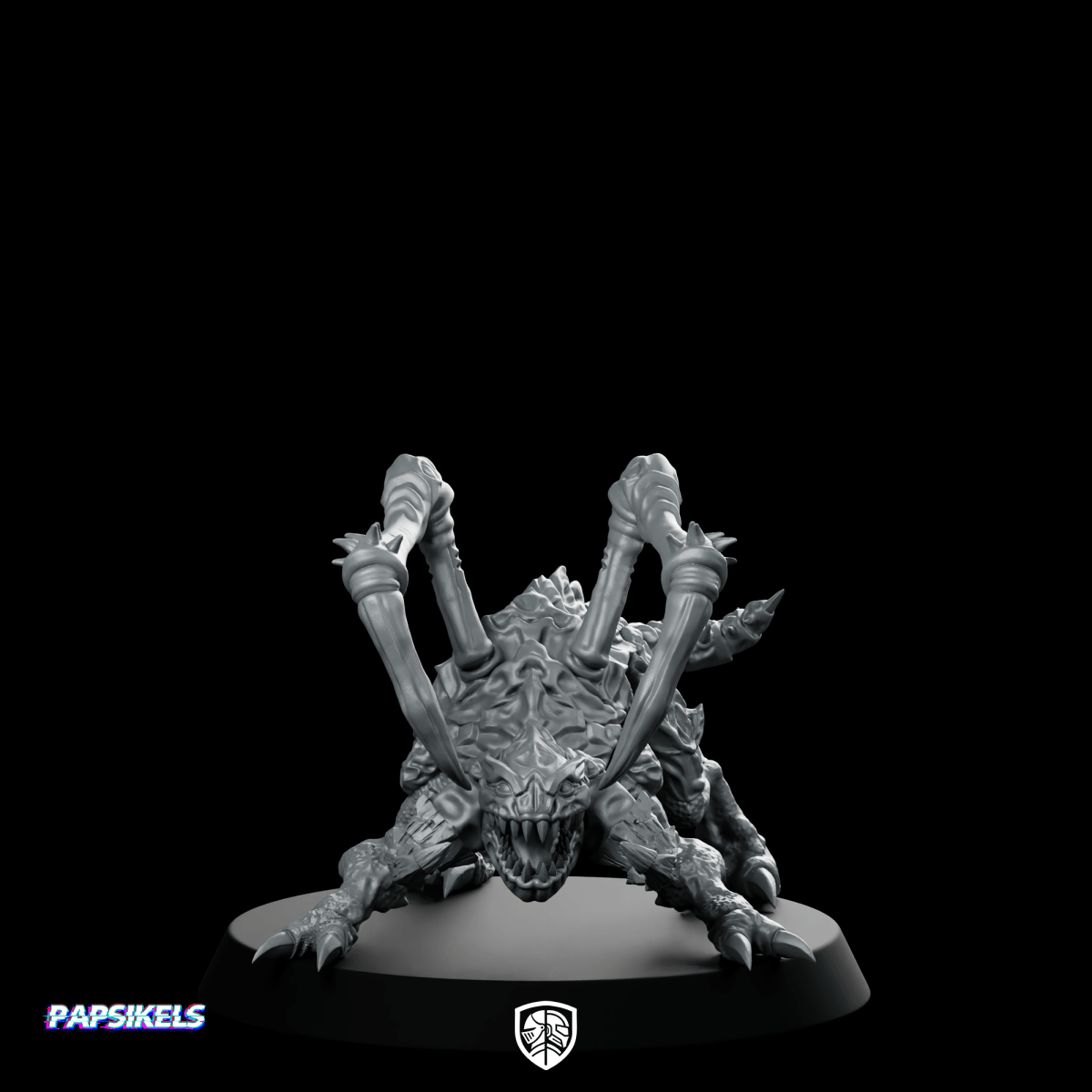 Evolved Papsling Runner 1 Miniature Arachnid Beast - Papsikels Miniatures - We Print Miniatures