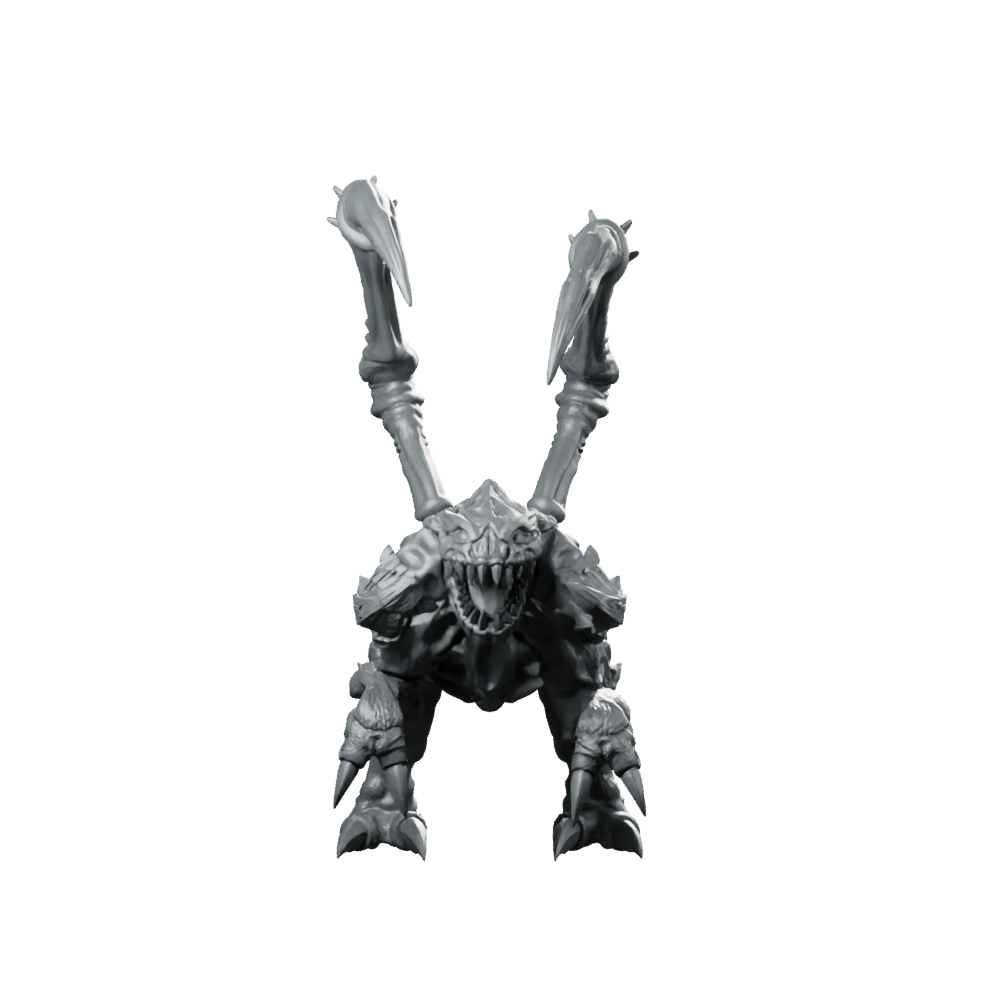 Evolved Papsling Runner 11 Miniature Alien Beast Miniature 360 Spin 01