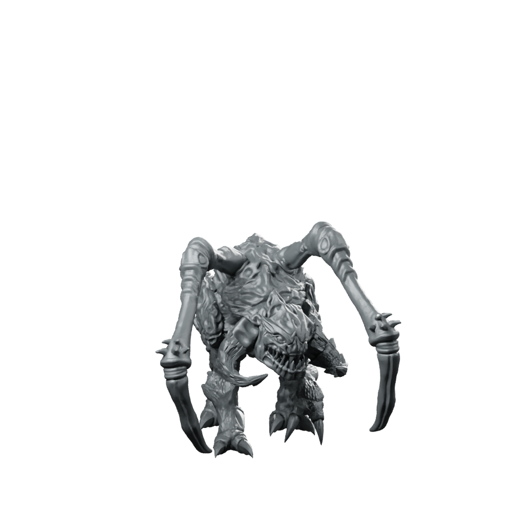Evolved Papsling Runner 12 Miniature Arachnid Beast Miniature 360 Spin 01