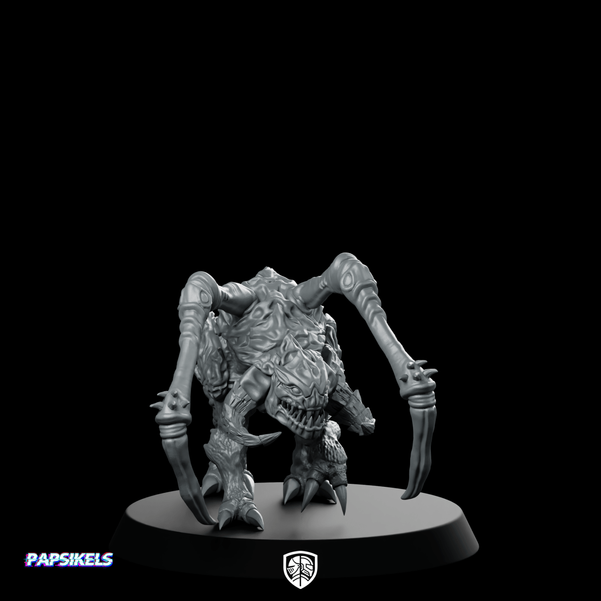 Evolved Papsling Runner 12 Miniature Arachnid Beast - Papsikels Miniatures - We Print Miniatures