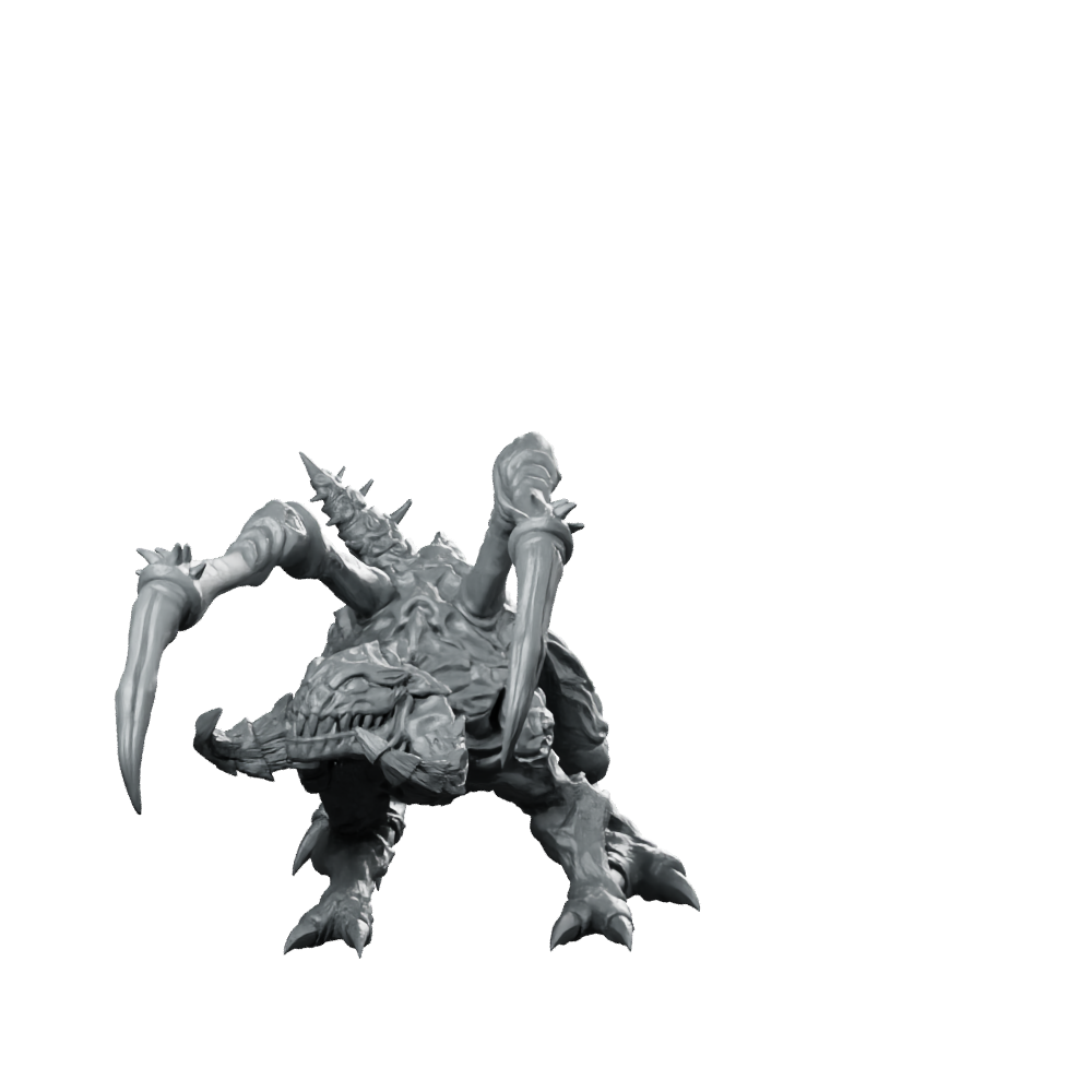 Evolved Papsling Runner 3 Miniature Alien Beast Miniature 360 Spin 01