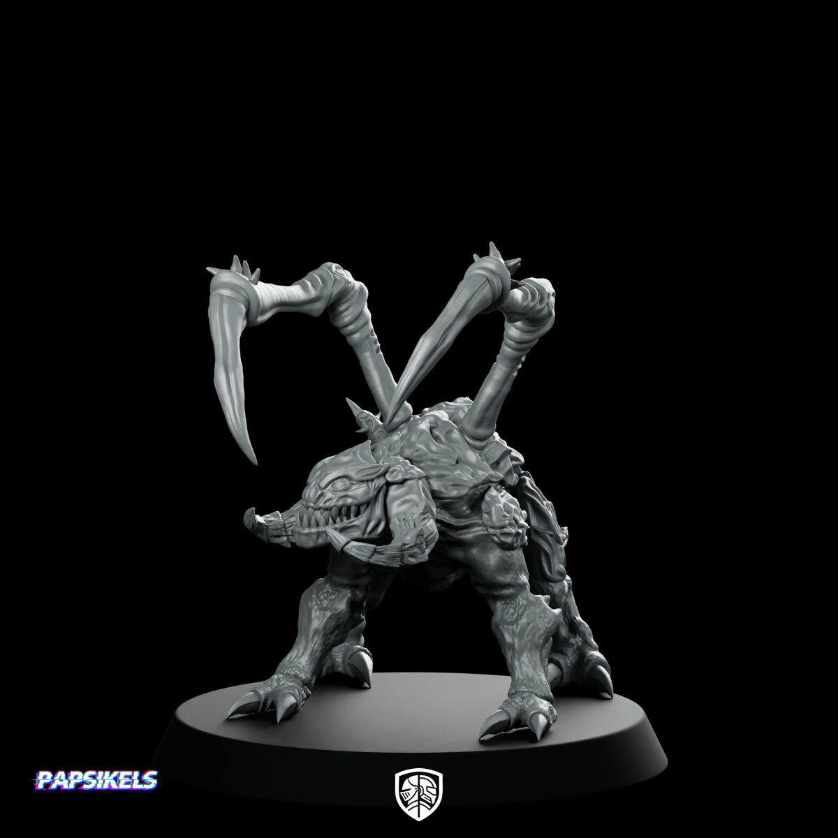 Evolved Papsling Runner 4 Miniature Arachnid Beast - Papsikels Miniatures - We Print Miniatures