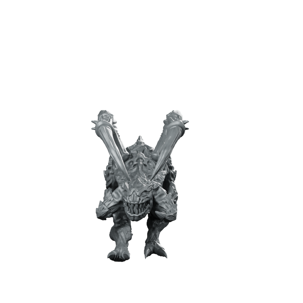 Evolved Papsling Runner 5 Miniature Alien Beast Miniature 360 Spin 01