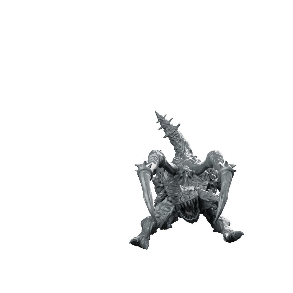 Evolved Papsling Runner 8 Miniature Alien Beast Miniature 360 Spin 01
