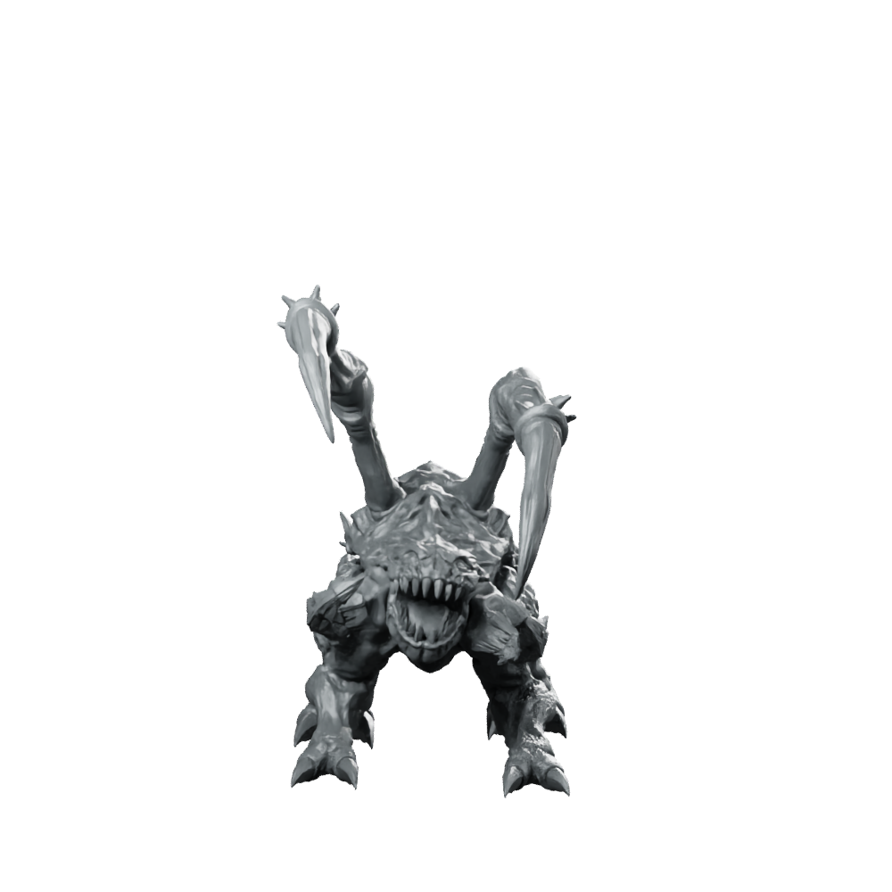 Evolved Papsling Runner 9 Miniature Alien Beast Miniature 360 Spin 01
