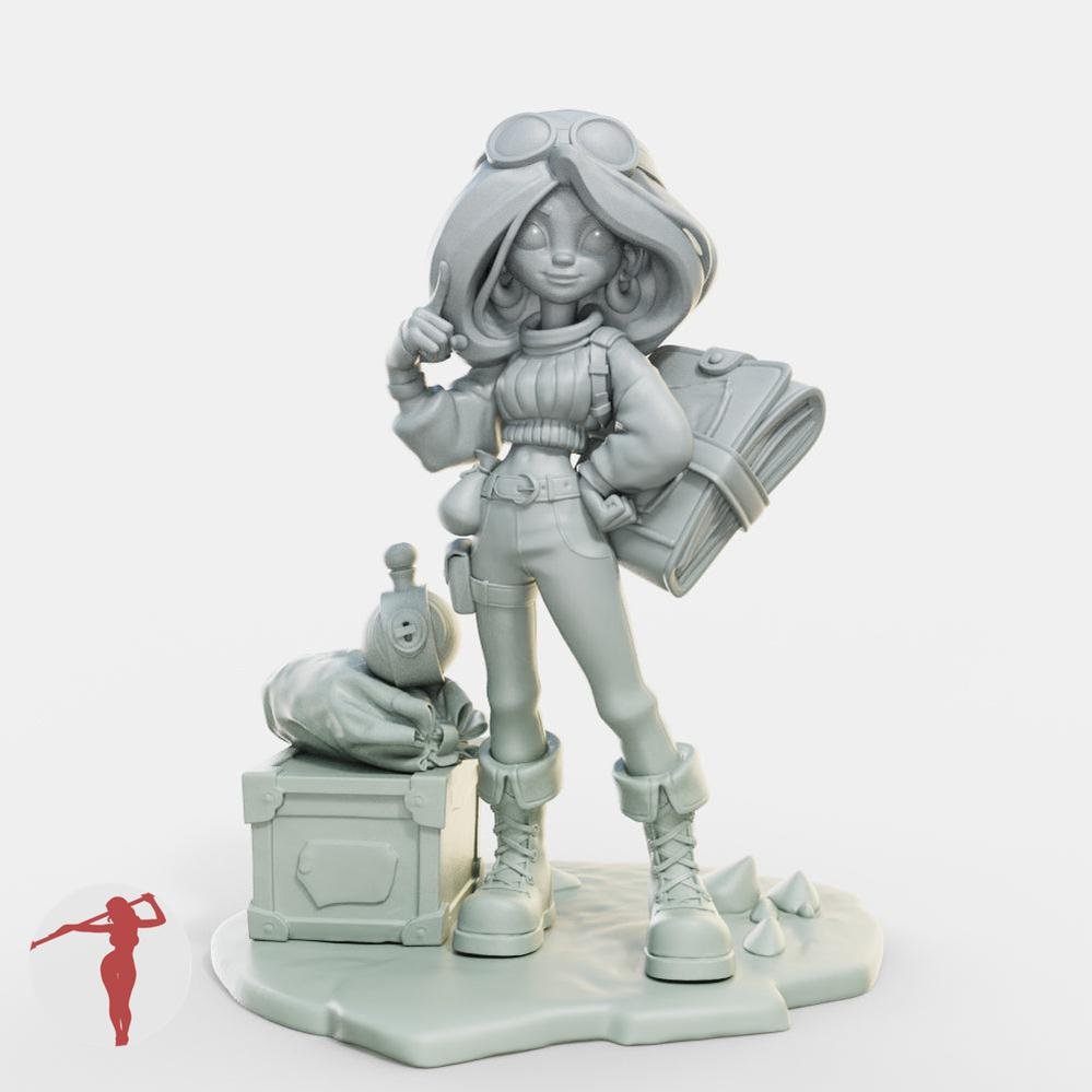 Explorer Female Miniatures - Female Miniatures - We Print Miniatures