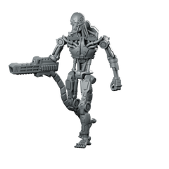 Exterminator E 800 K Miniature Sci-Fi Robot Droid Miniature 360 Spin 01