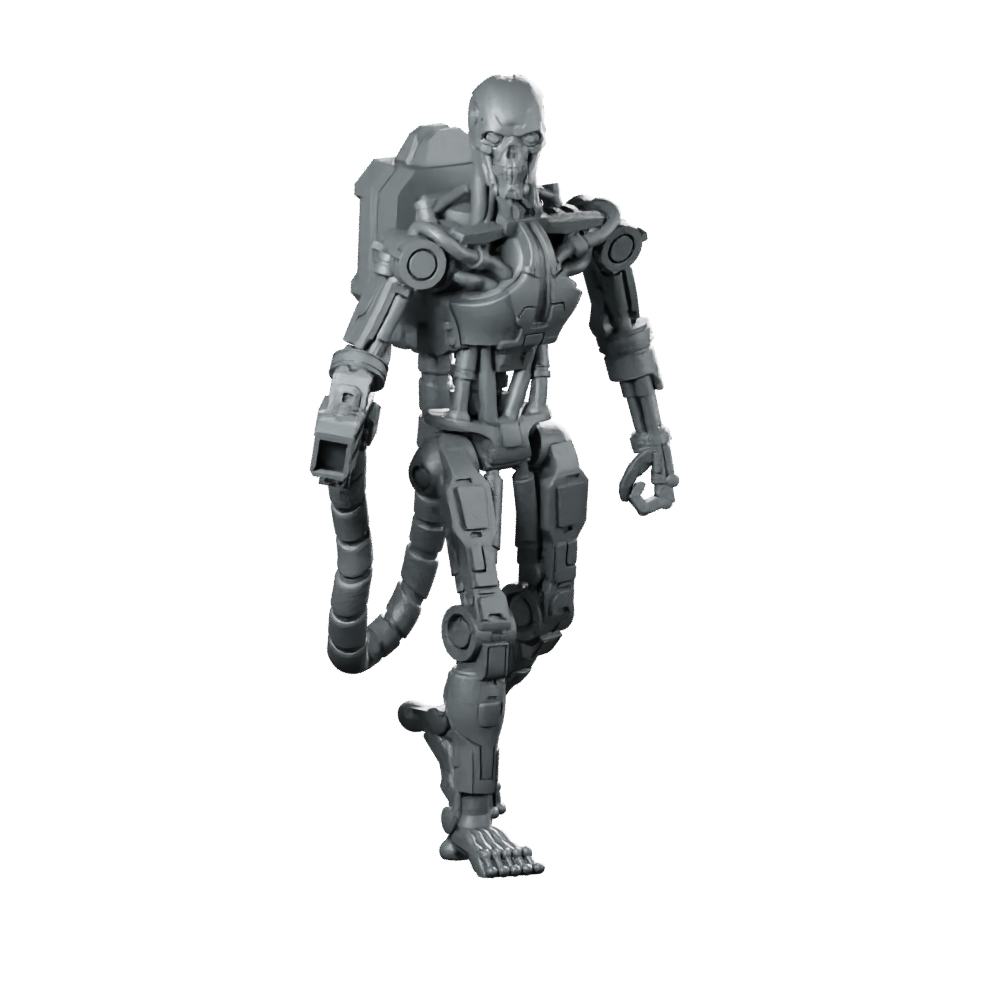 Exterminator E 800 K Miniature Sci-Fi Robot Droid Miniature 360 Spin 02