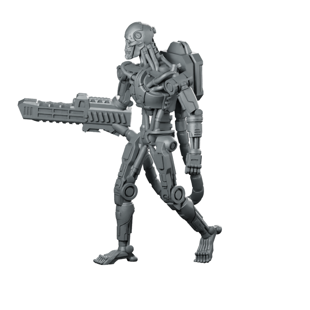 Exterminator E 800 K Miniature Sci-Fi Robot Droid Miniature 360 Spin 08