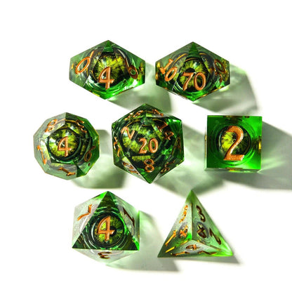 Eye of Emerald | Moving Eye | 7 Piece Set - Tabletop Dominion - We Print Miniatures
