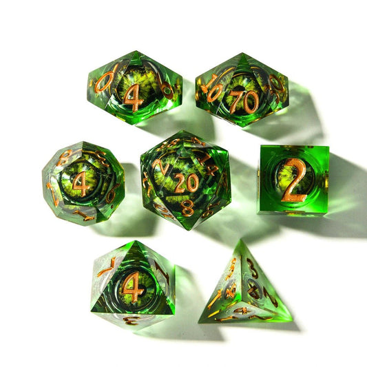 Eye of Emerald | Moving Eye | 7 Piece Set - Tabletop Dominion - We Print Miniatures