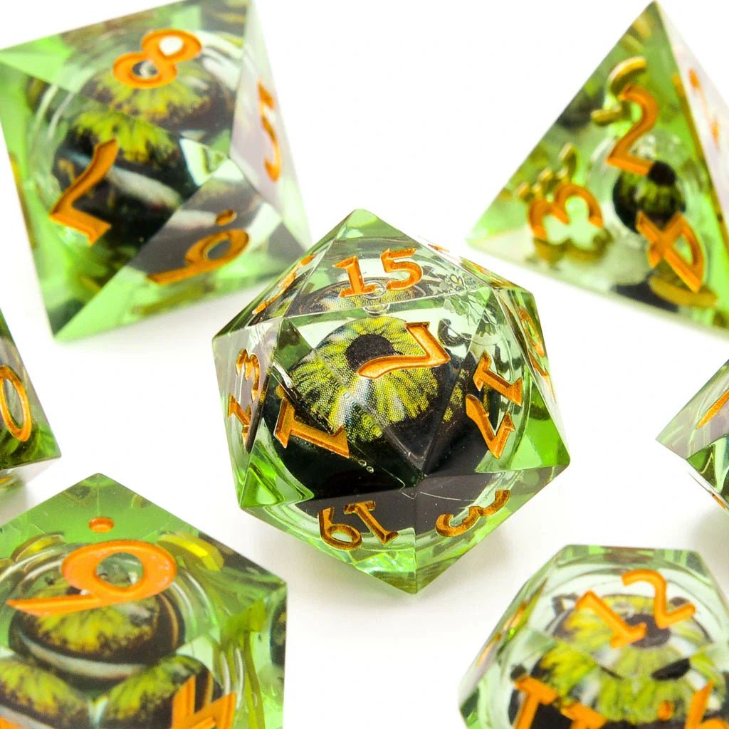 Eye of Emerald | Moving Eye | 7 Piece Set - Tabletop Dominion - We Print Miniatures