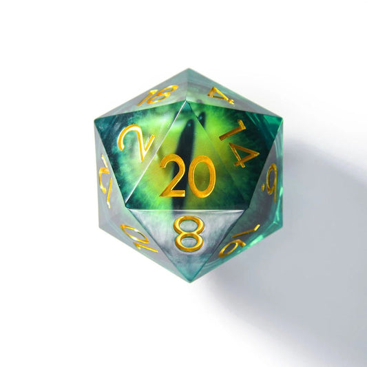 Eye of Envy | 50mm D20 | Oversized Moving Eye - Tabletop Dominion - We Print Miniatures