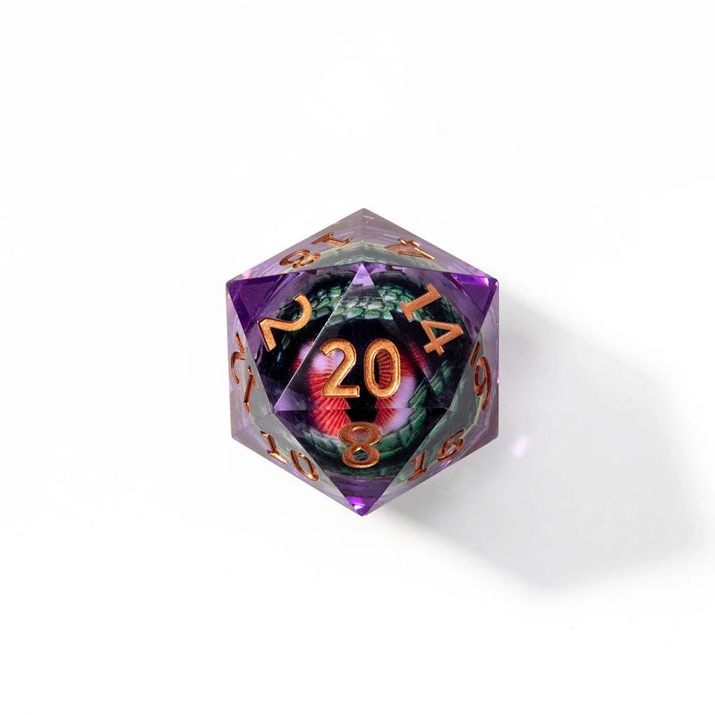 Eye of Fate | 33mm D20 | Oversized Moving Eye - Tabletop Dominion - We Print Miniatures