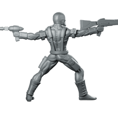 Eyed Snake Commando 1 Miniature Dual - Wielding Sci - Fi Operative - Papsikels Miniatures - We Print Miniatures