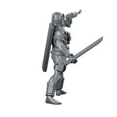 Eyed Snake Commando 2 Miniature Cyberpunk Sci - Fi - Papsikels Miniatures - We Print Miniatures