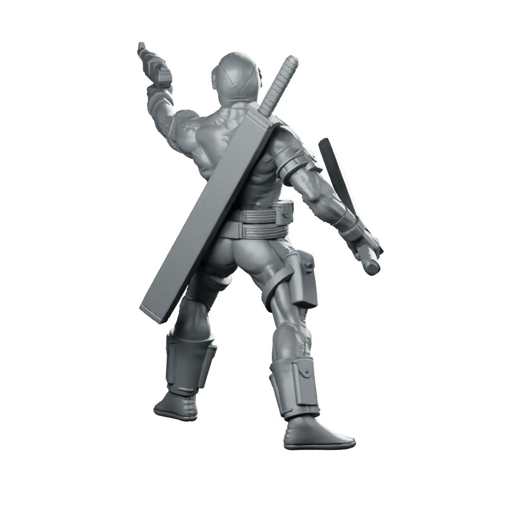 Eyed Snake Commando 2 Miniature Cyberpunk Sci - Fi - Papsikels Miniatures - We Print Miniatures