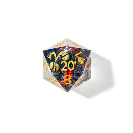 Eyes of Chaos | 33mm D20 | Oversized Moving Eye - Tabletop Dominion - We Print Miniatures