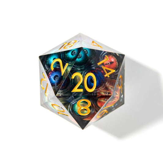 Eyes of Chaos | 50mm D20 | Oversized Moving Eye - Tabletop Dominion - We Print Miniatures