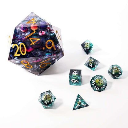 Eyes of Chaos | 85mm D20 | Super - sized Moving Eye - Tabletop Dominion - We Print Miniatures