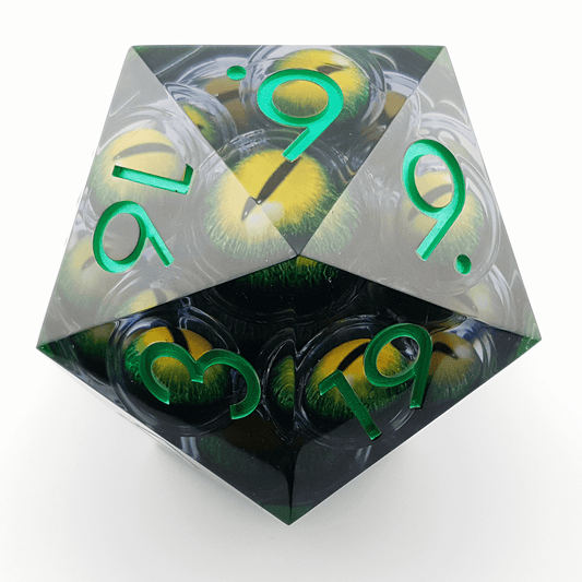 Eyes of Envy | 85mm D20 | Super - sized Moving Eye - Tabletop Dominion - We Print Miniatures