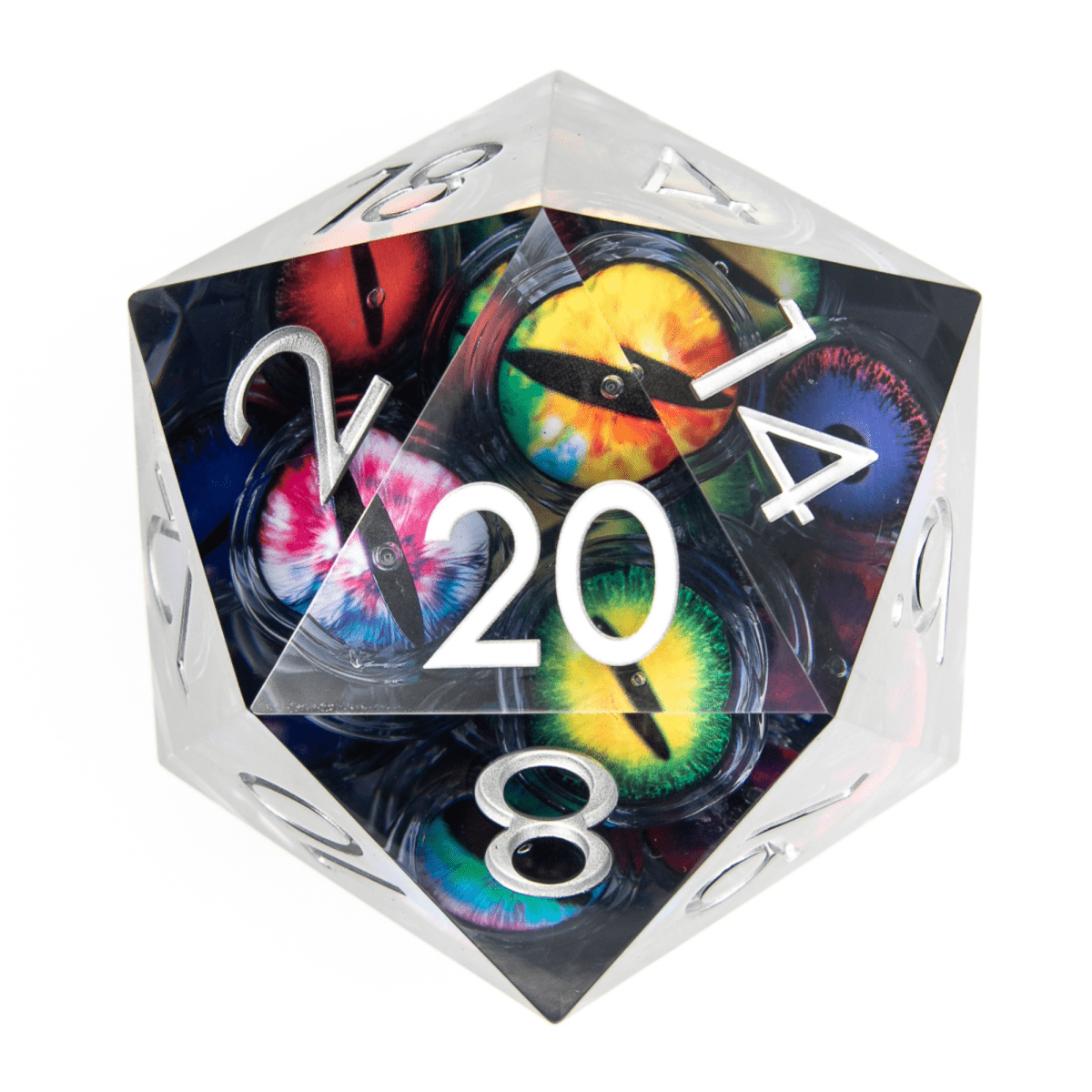 Eyes of Insight | 85mm D20 | Super - sized Moving Eye - Tabletop Dominion - We Print Miniatures