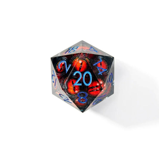 Eyes of Wrath | 50mm D20 | Oversized Moving Eye - Tabletop Dominion - We Print Miniatures