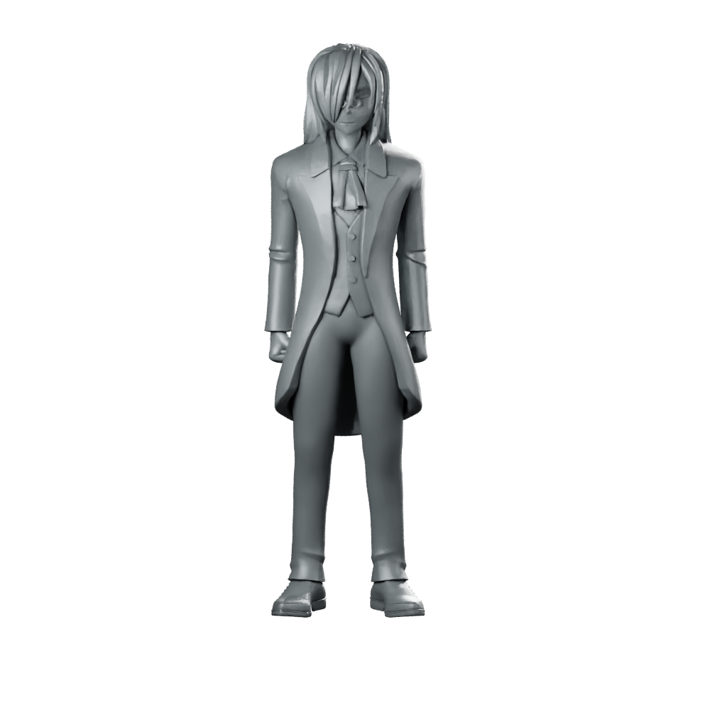 Fafnir Miniature Anime Spy Hero RPG Miniature 360 Spin 01