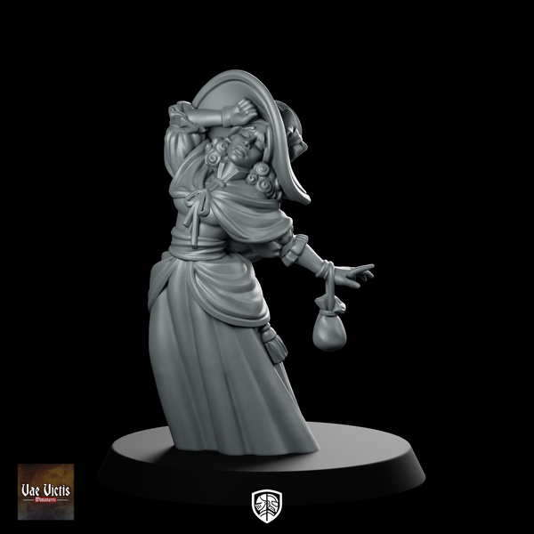 Fainting Lady Fantasy Miniature Dramatic Noble NPC