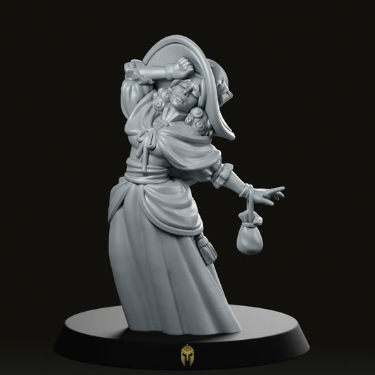 Fainting Lady Fantasy Miniature - We Print Miniatures